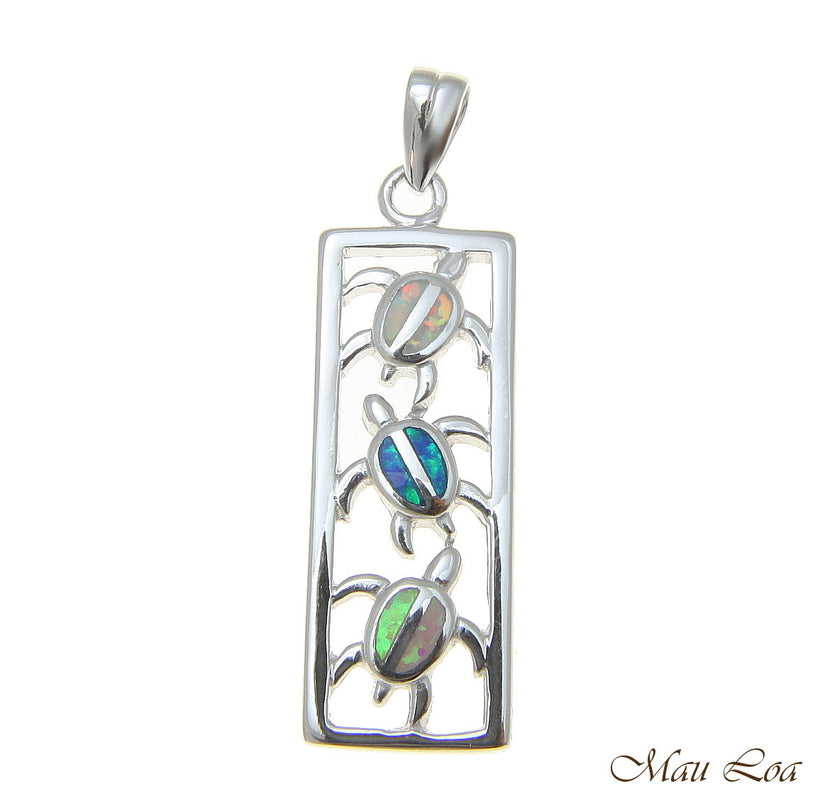 Pendants - 925 Silver with Opal