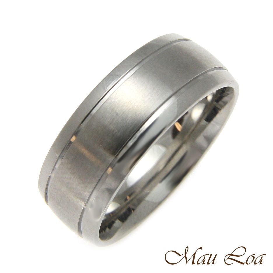 Stainless Steel Ring Wedding Band 8mm Unisex Plain Silver Color Size 6-13