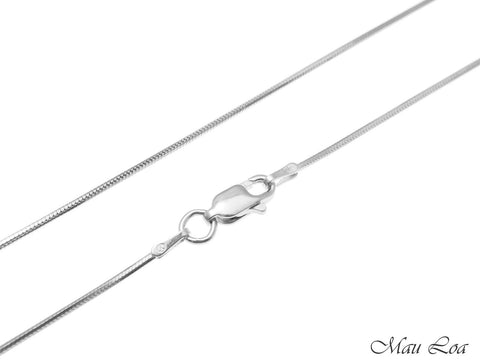 Solid 925 Sterling Silver 1mm-4mm Rope Chain Italian Pendant Necklace 18-26